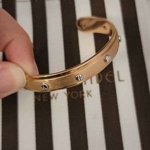 Henri Bendel Two Tone w/ rivets bangle